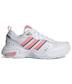 Кроссовки Adidas Strutter белые с розовым